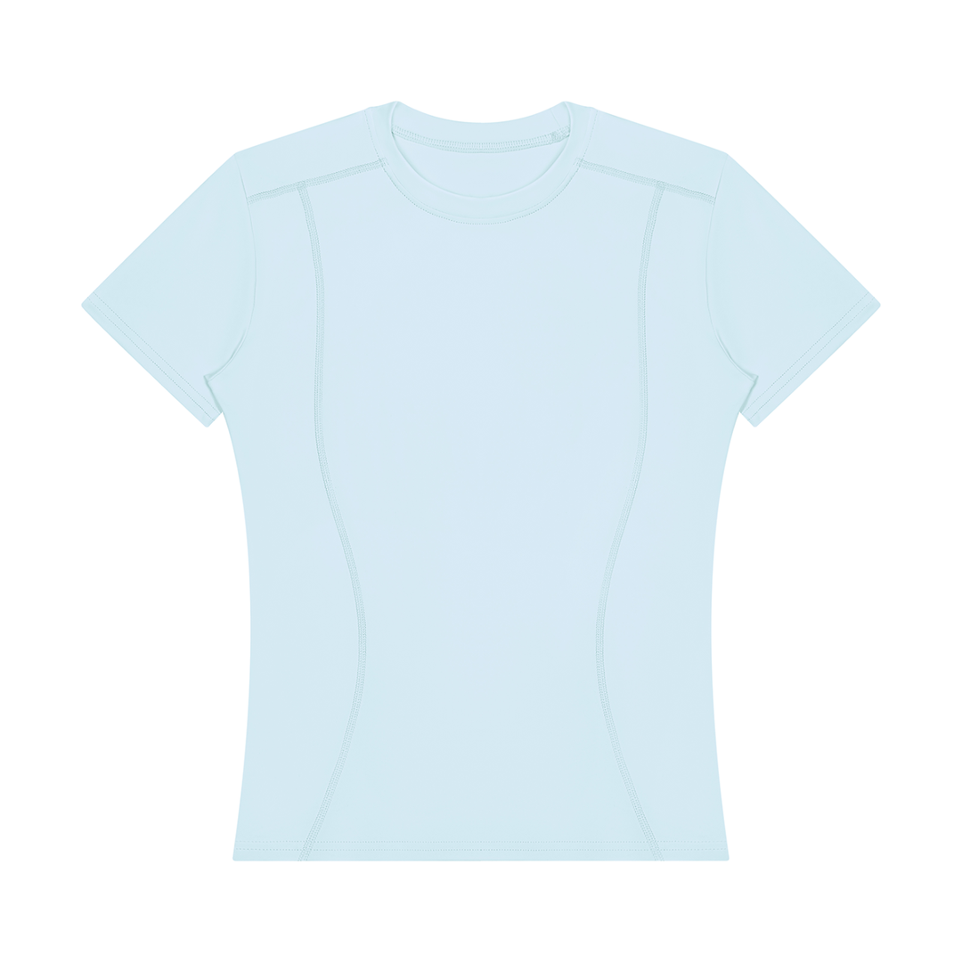 women gym wear opstitch Training T-Shirt
