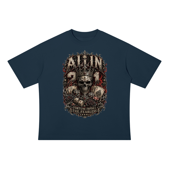 men graphic Unisex Drop Shoulder Cotton T-Shirt