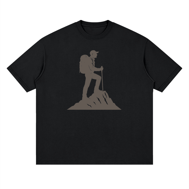 Summit Hiker Silhouette Tonal Print Tee