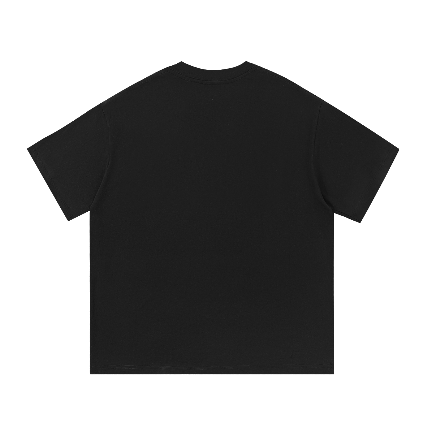 Bigfoot Saw Me But Nobody Believes Him Retro Tee in Black, back view.
