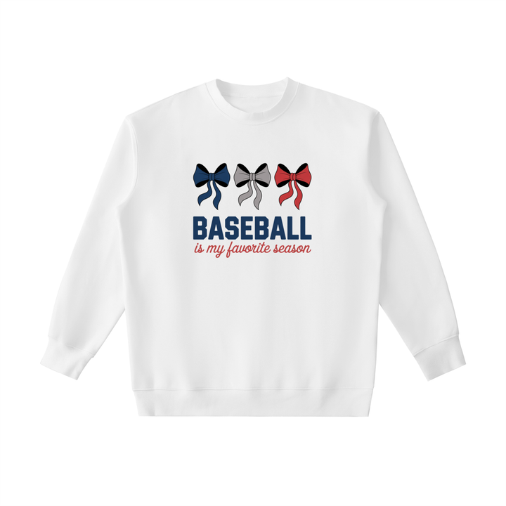 mom lover Baseball Is My Favourite Season Bow Sweatshirt