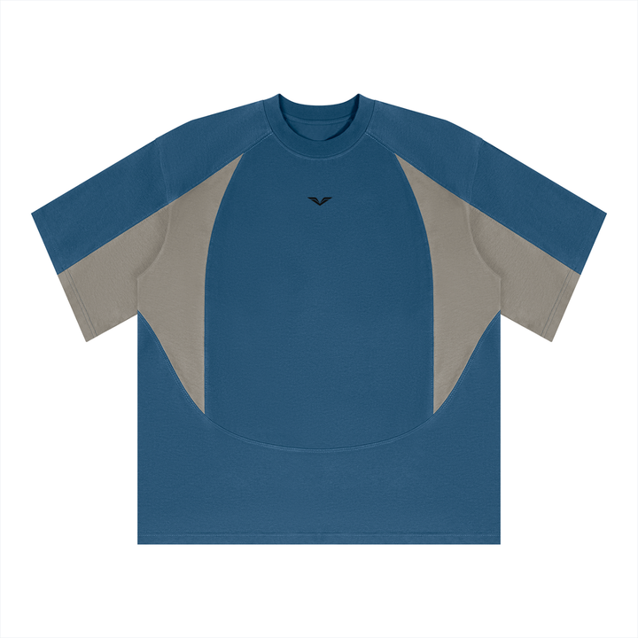 men brand Color Block Paneling T-Shirt