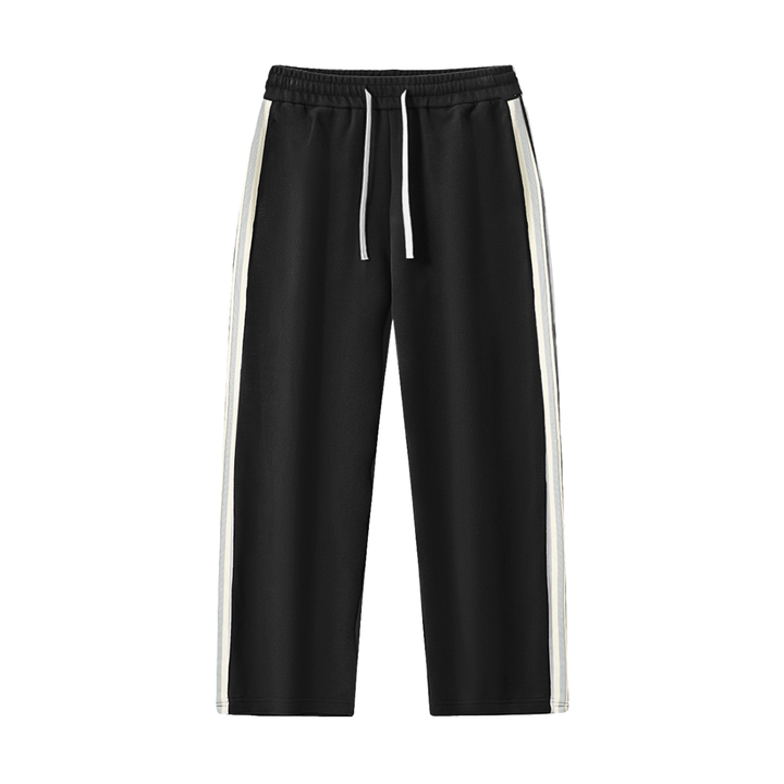 men brand Contrast Side-Stripe Straight-Leg  Pants
