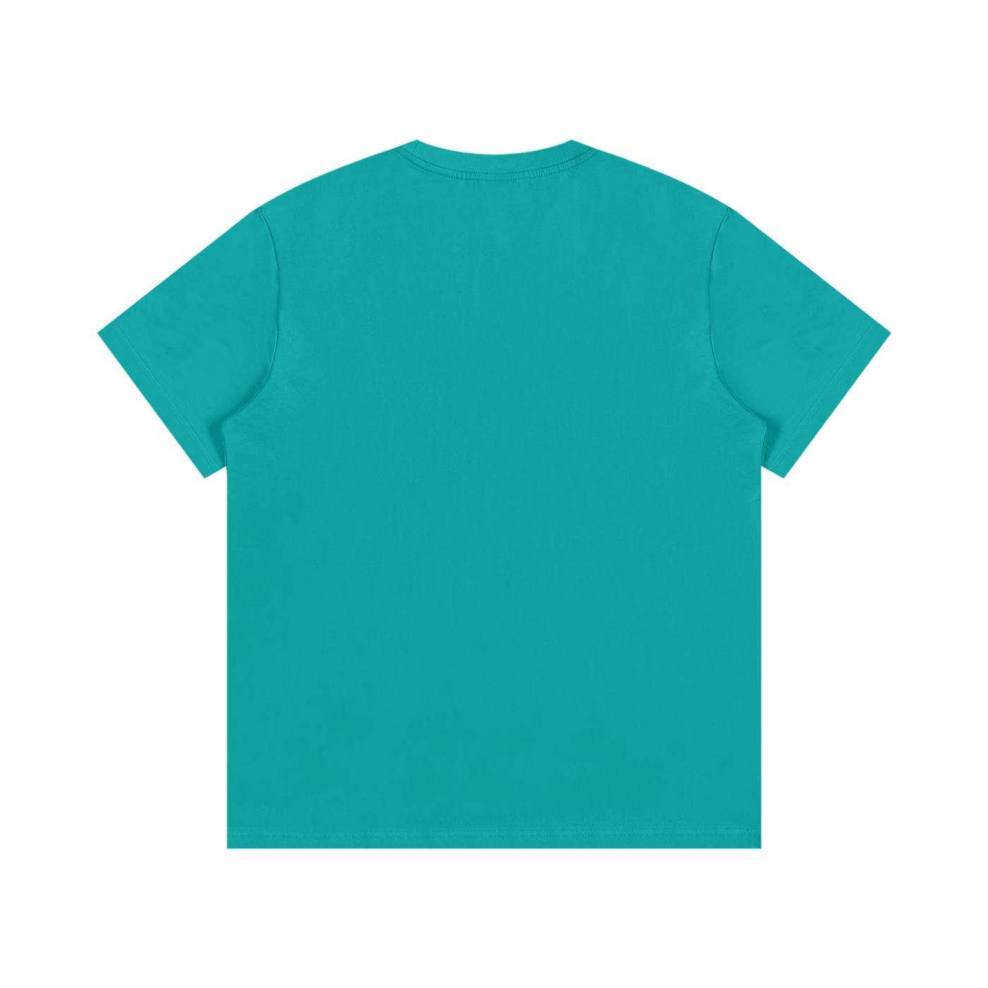 Keep Hiking Wild Child Backpacking Bear Tee in Lake Blue, back view.