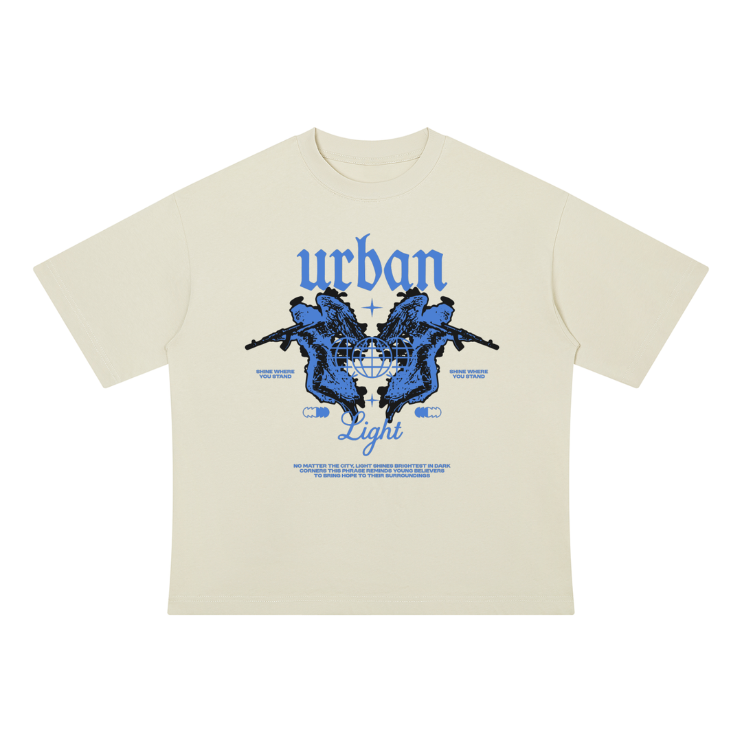 men graphic Drop Shoulder Cotton T-Shirt
