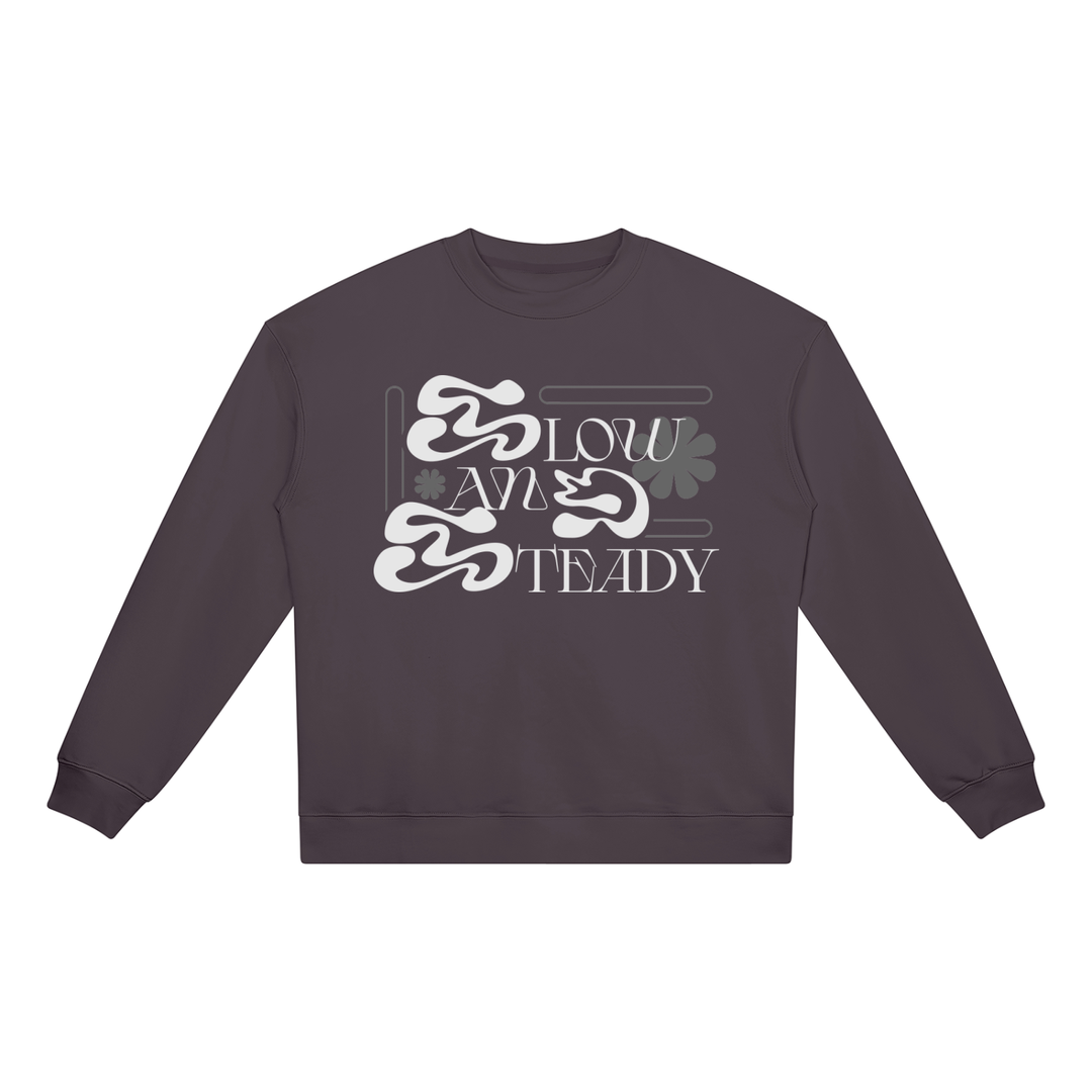 men graphic Heavyweight Crewneck Sweatshirt