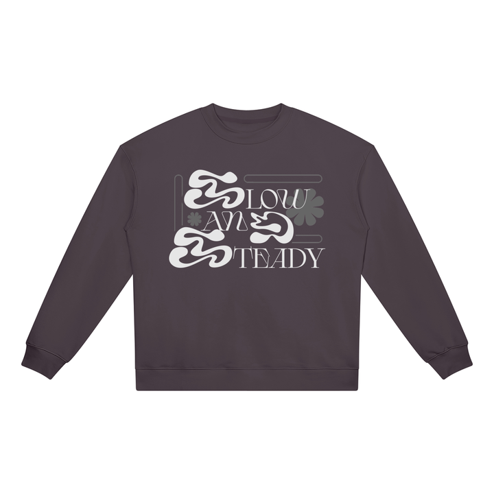 men graphic Heavyweight Crewneck Sweatshirt