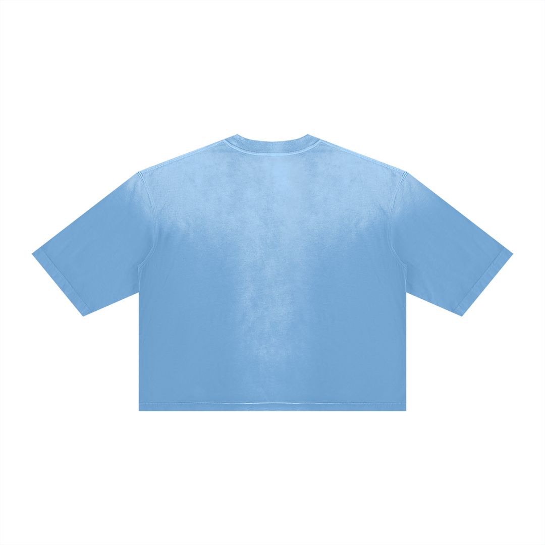 DAD LOVER Unisex Vintage Wash Sunfade Boxy T-Shirt