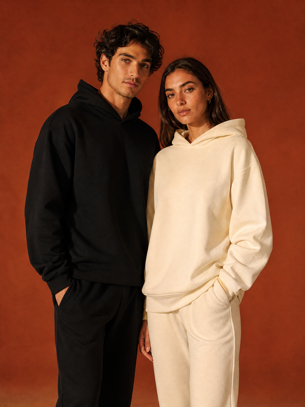 Couple wearing GALOVTE apparel, Unisex collection