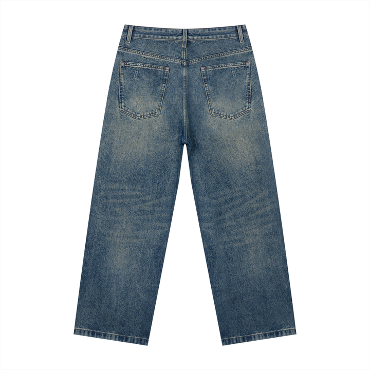 Men pent Vintage Wash Denim Jeans