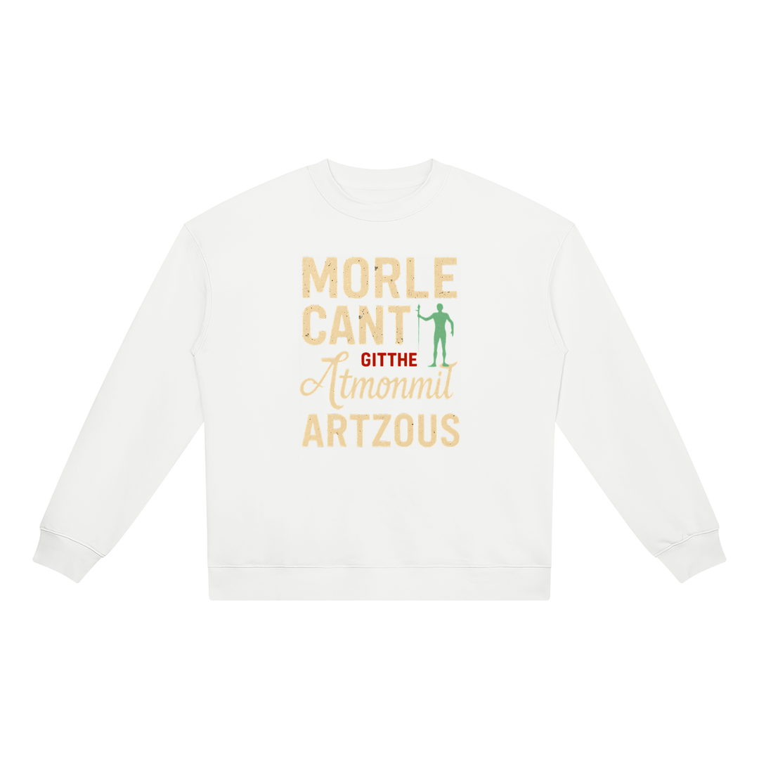 men graphic  Heavyweight Crewneck Sweatshirt