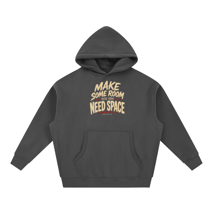 men graphics Essential Oversized Boxy Fit Fleece Hoodie