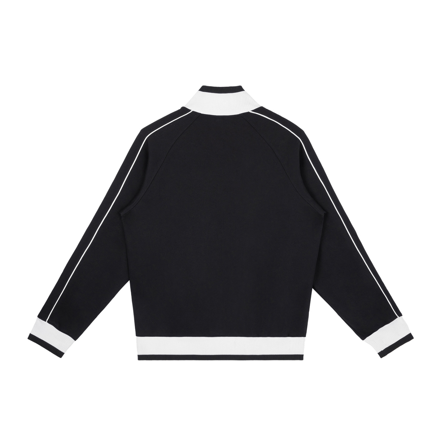 men brand Color Block Raglan Sleeve Zip Track Jacket