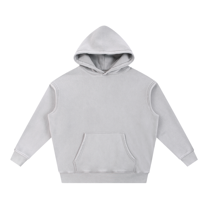 WOMEN HODDIES Snow Wash Fleece Oversize Hoodie