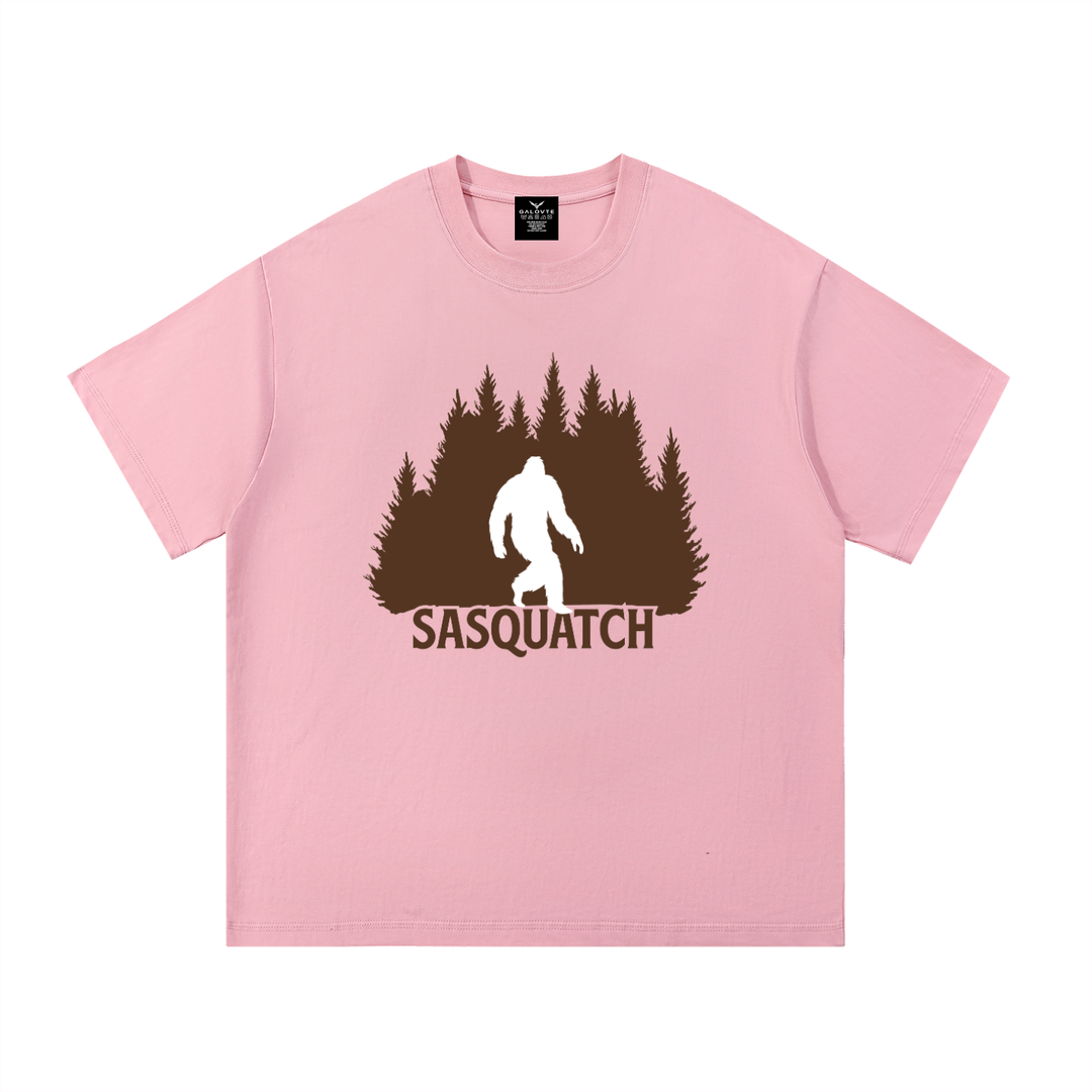 hiking lover Sasquatch Forest Silhouette Cotton Tee