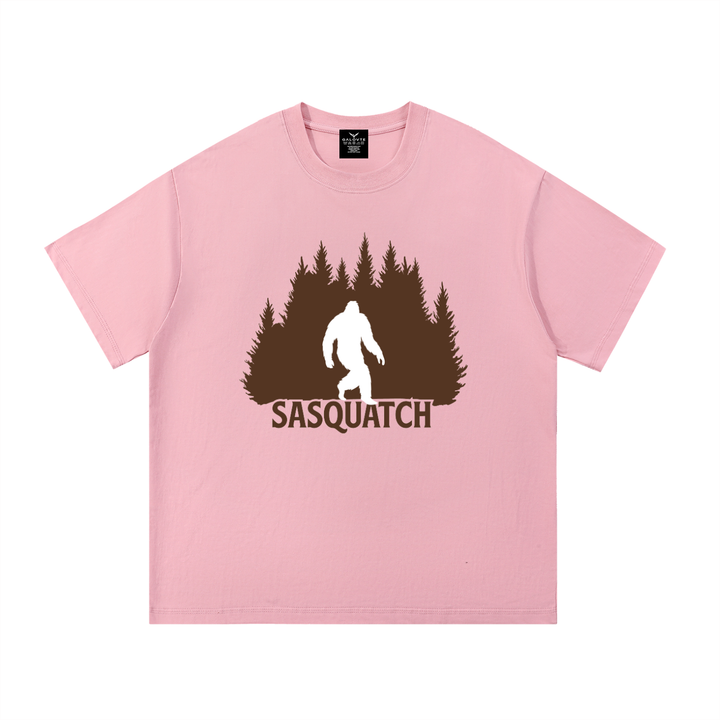 hiking lover Sasquatch Forest Silhouette Cotton Tee