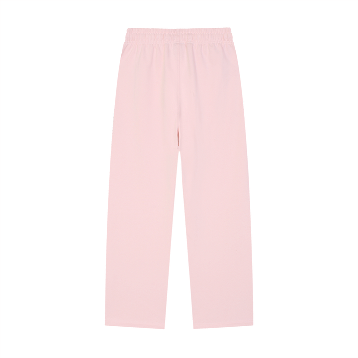 WOMEN PENT Solid Color Straight-Leg Sweatpants