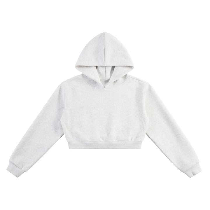 WOMEN HODDIES Essential Cropped Hoodie