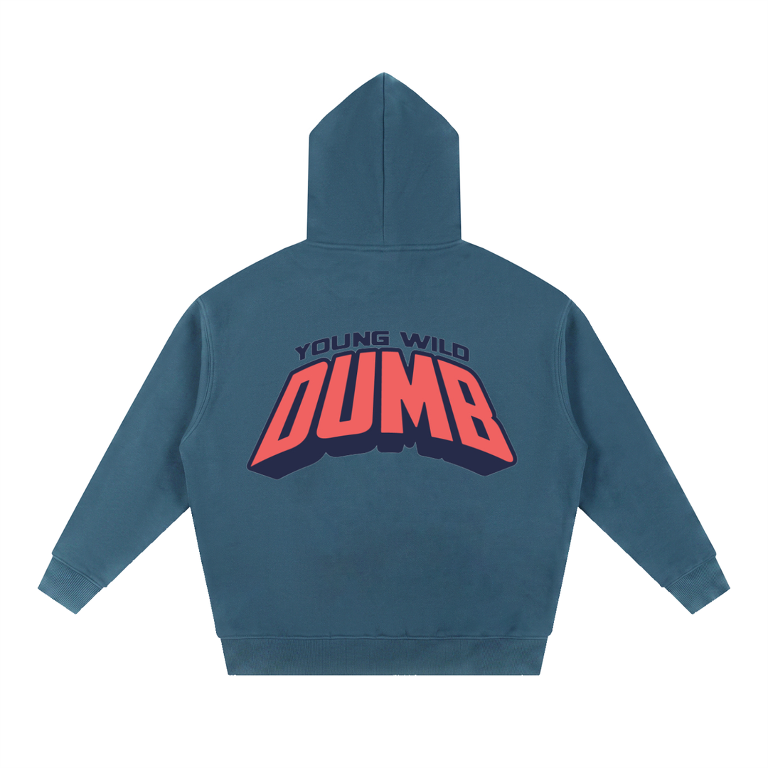 men graphic Essential Oversized Boxy Fit Fleece Hoodie
