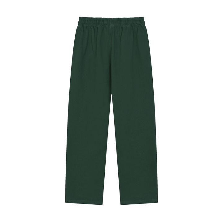 WOMEN PENT Solid Color Straight-Leg Sweatpants