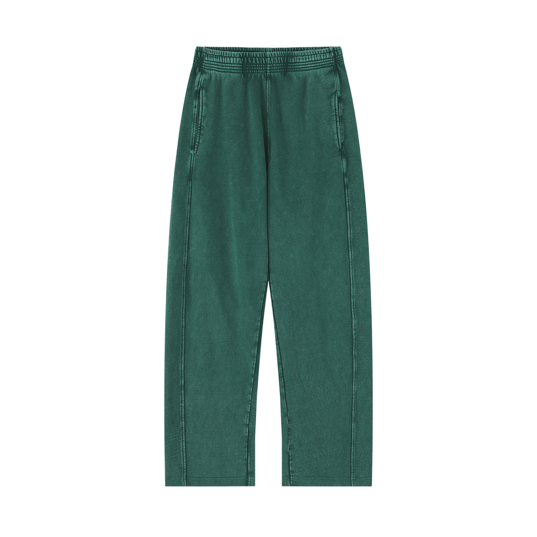 women pent  Mineral Wash Straight Sweatpants