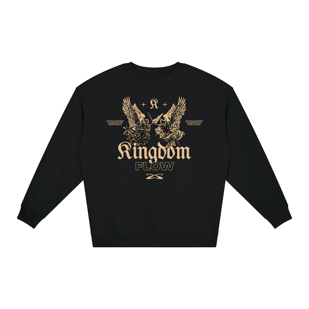 men graphic Loose Crewneck Sweatshirt
