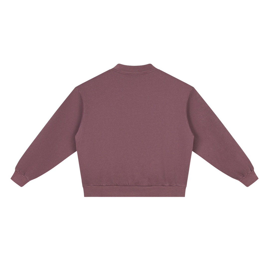 men hoddies Vintage Wash Fleece Quarter Zip Sweatshirt