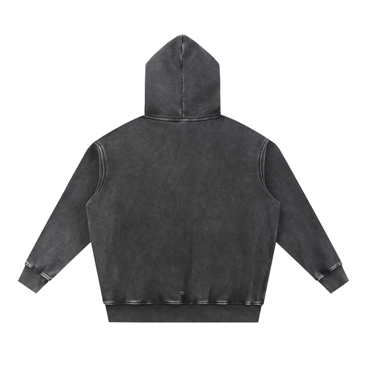 DAD LOVER UNISEX Snow Wash Fleece Oversize Hoodie