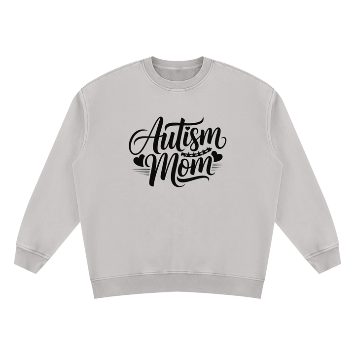 mom lover Autism Mom Script Vintage Wash Sweatshirt