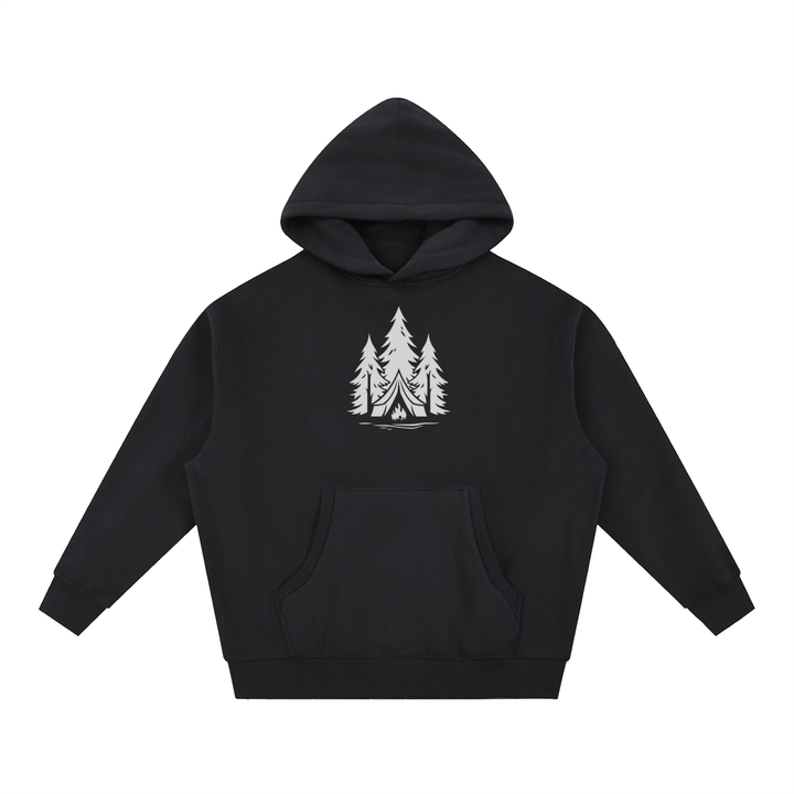 HIKING LOVER Essential Oversized Boxy Fit Fleece Hoodie