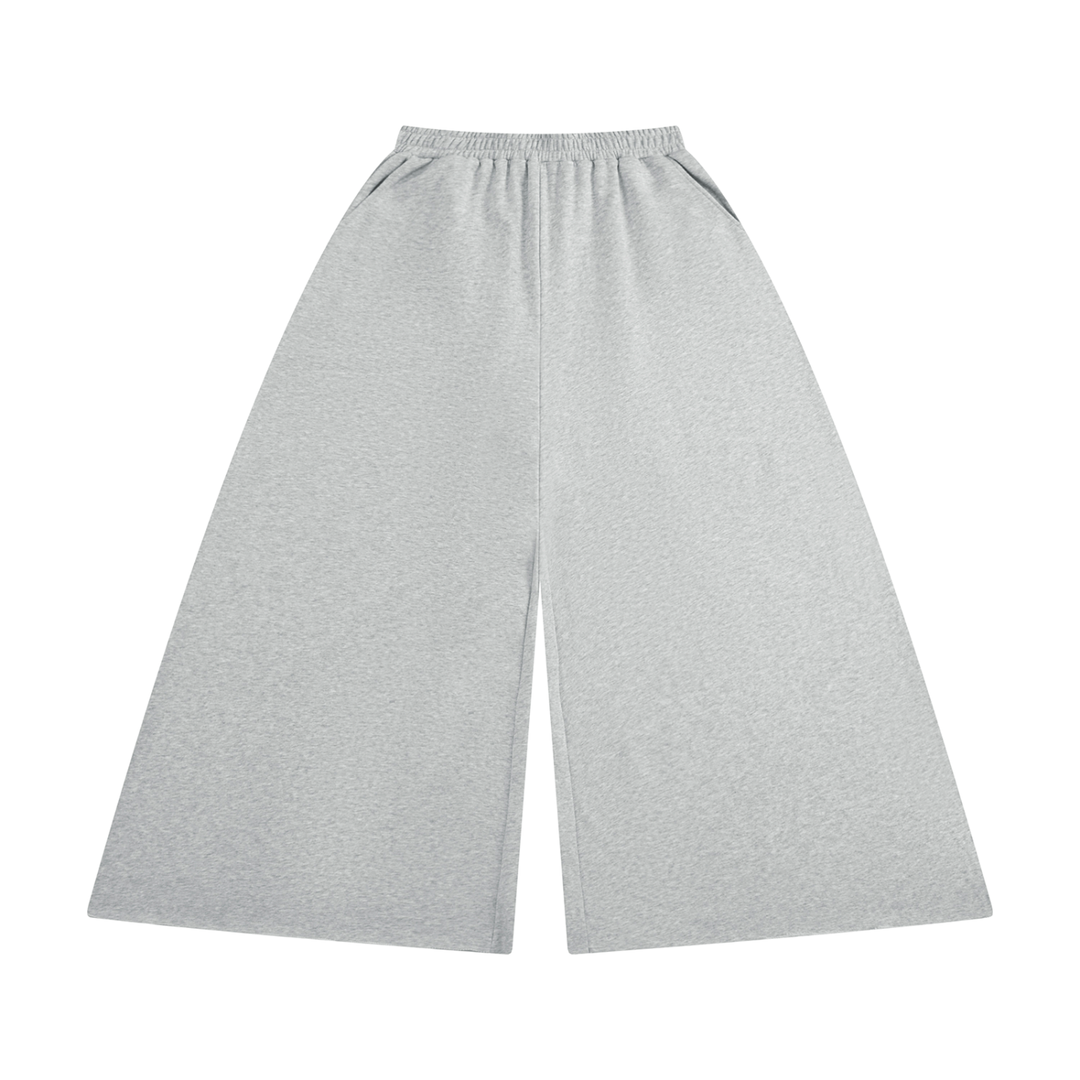 Women pent Raw Edge Wide Leg Sweatpants