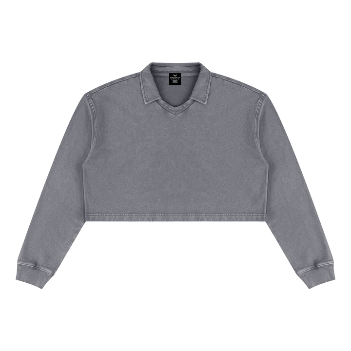 Women’ HODDIES Vintage Wash Crop Sweatshirt