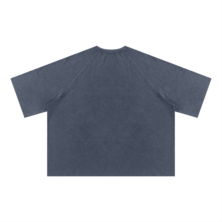 men t shirt Unisex Mineral Wash Boxy Waffle T-Shirt
