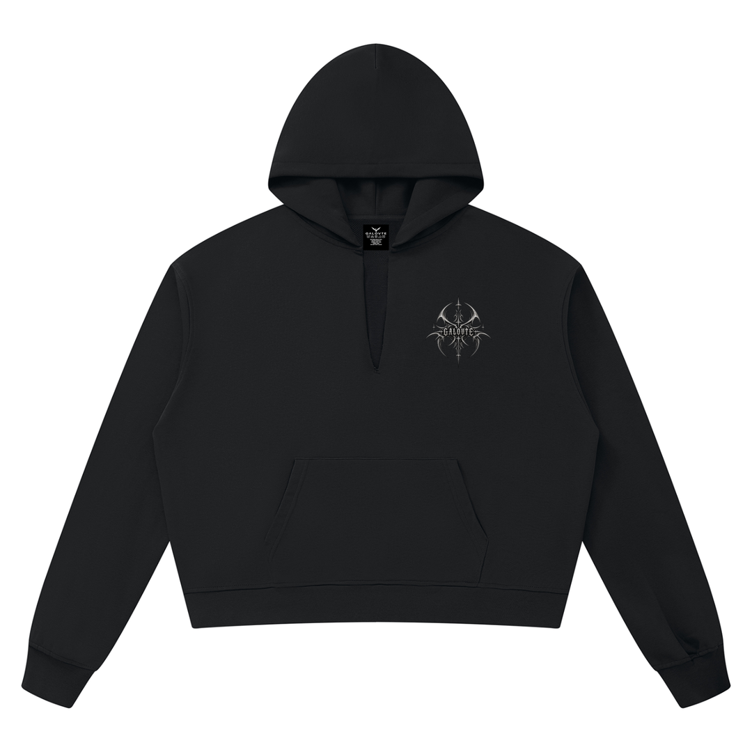 MEN GYM Unisex Boxy Raw Edge Hoodie
