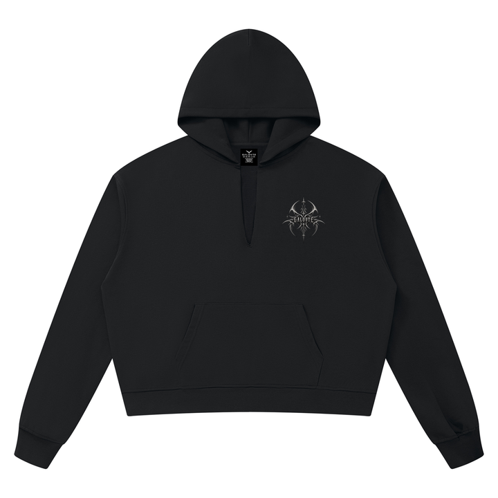 MEN GYM Unisex Boxy Raw Edge Hoodie