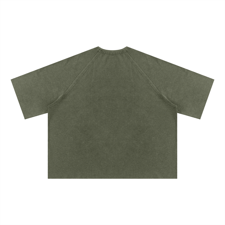 men t shirt Unisex Mineral Wash Boxy Waffle T-Shirt