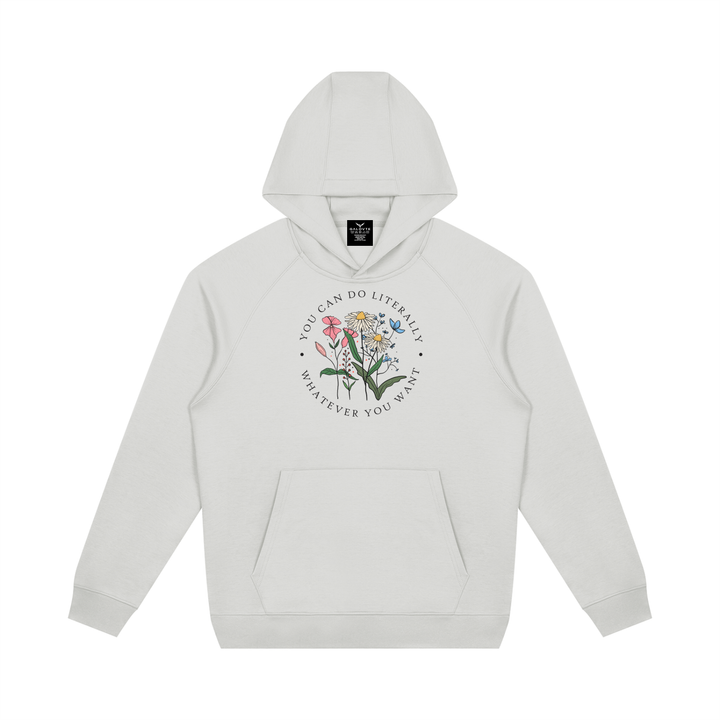 WOMEN GRAPHIC Unisex Oversized Raglan Pullover Hoodie
