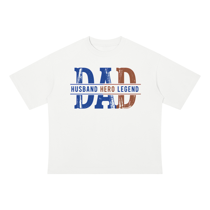 DAD LOVER Unisex Drop Shoulder Cotton T-Shirt