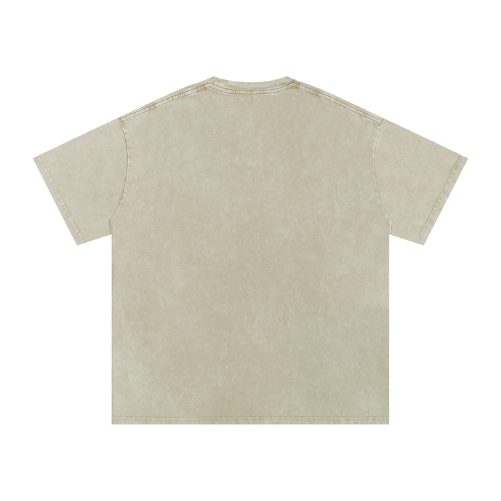 HIKING LOVER Snow Washed Oversized Cotton T-Shirt