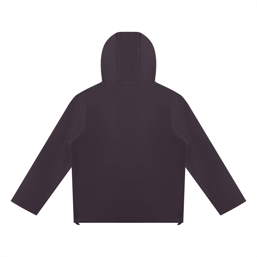 men hoddies Paneled Full Zip Hoodie
