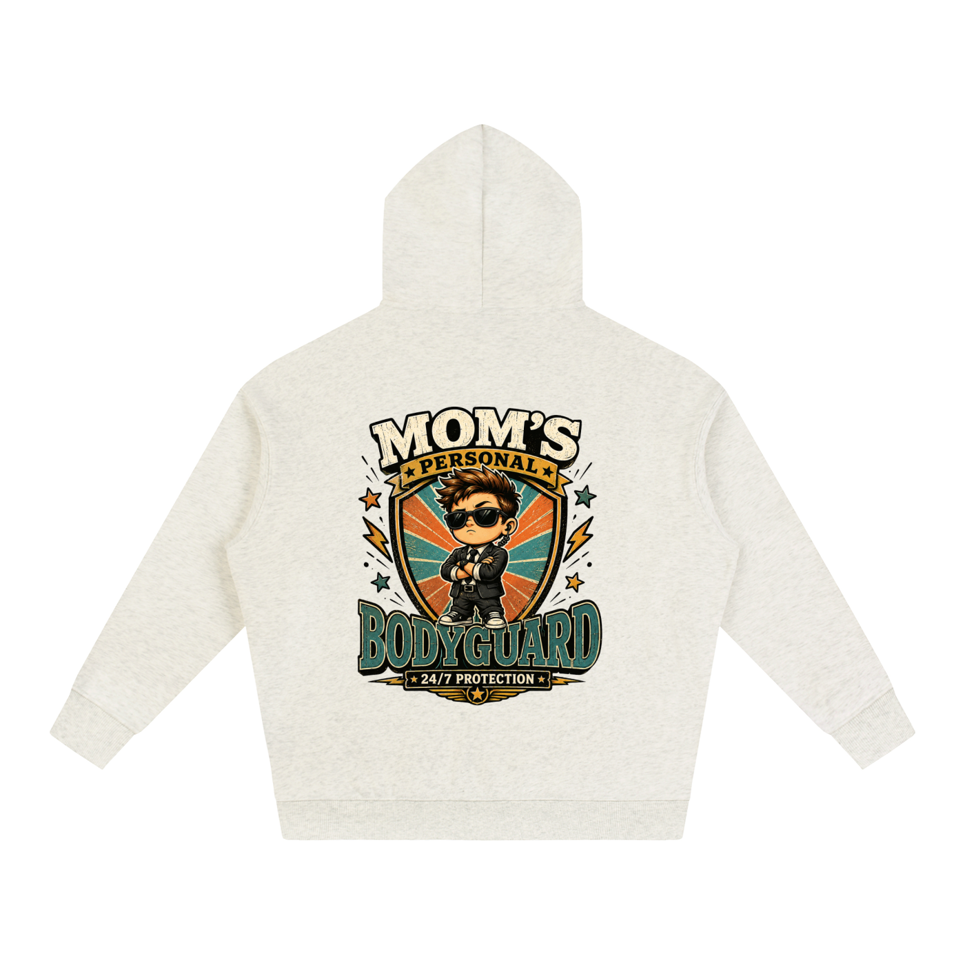 mom lover Oversize Fleeced Hoodie