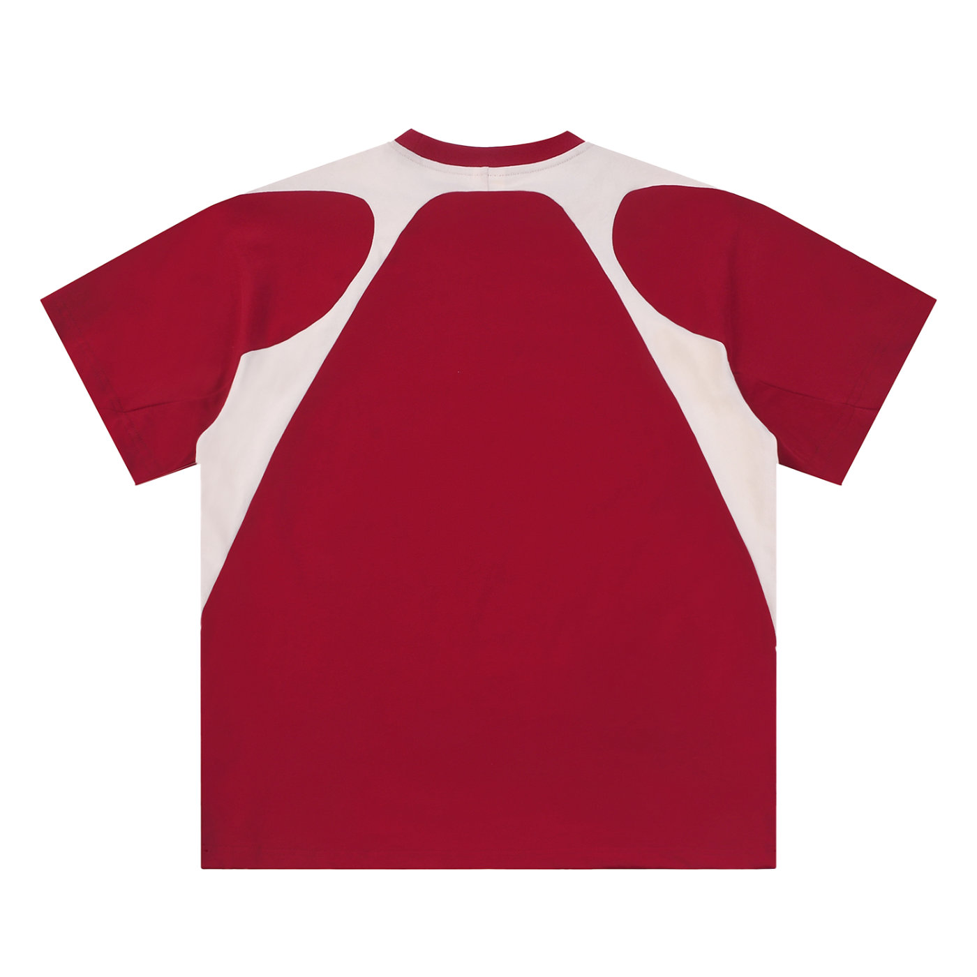 men brand t shirtContrast Panel Cotton T-Shirt