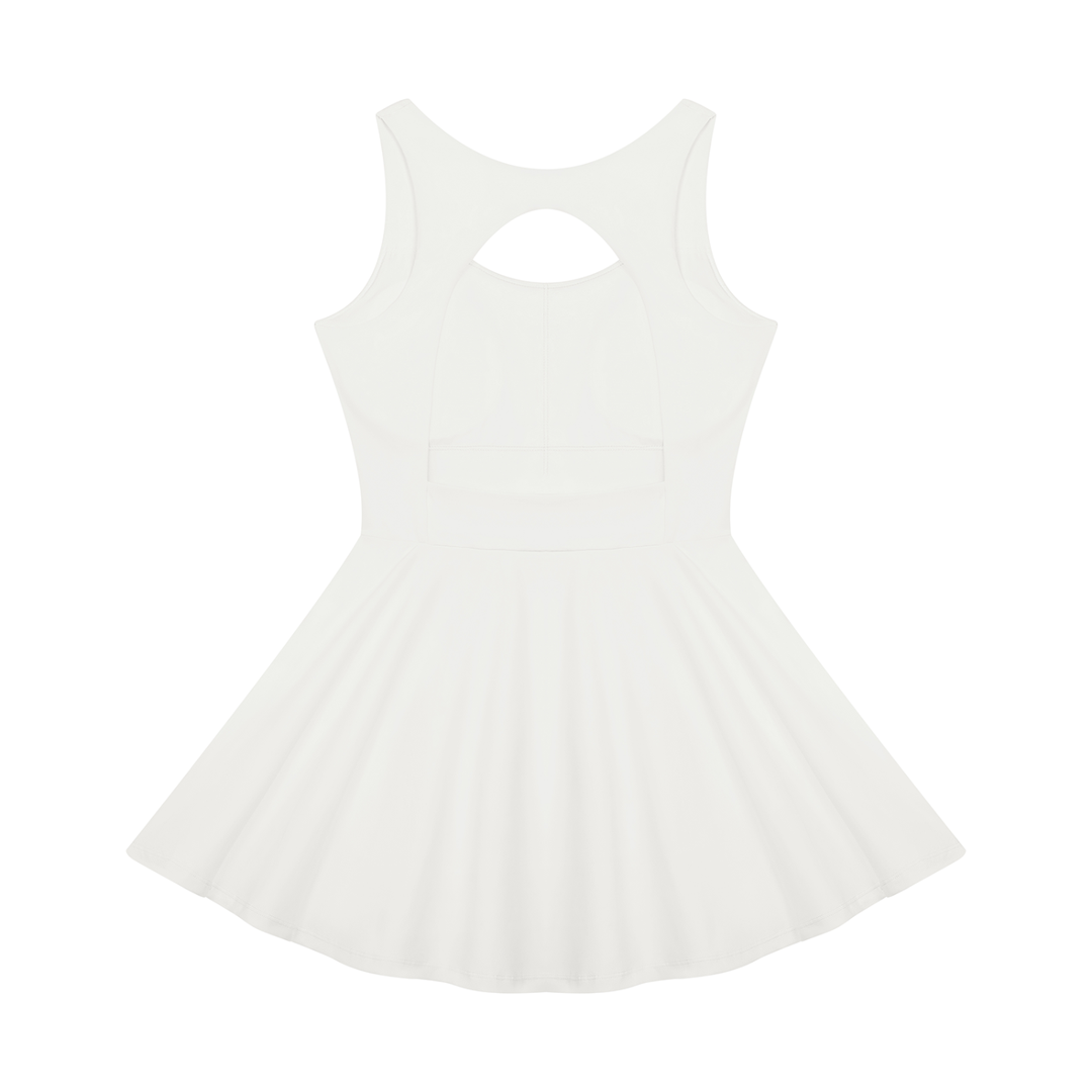 Women’s gym wear Open-Back Tennis Dress