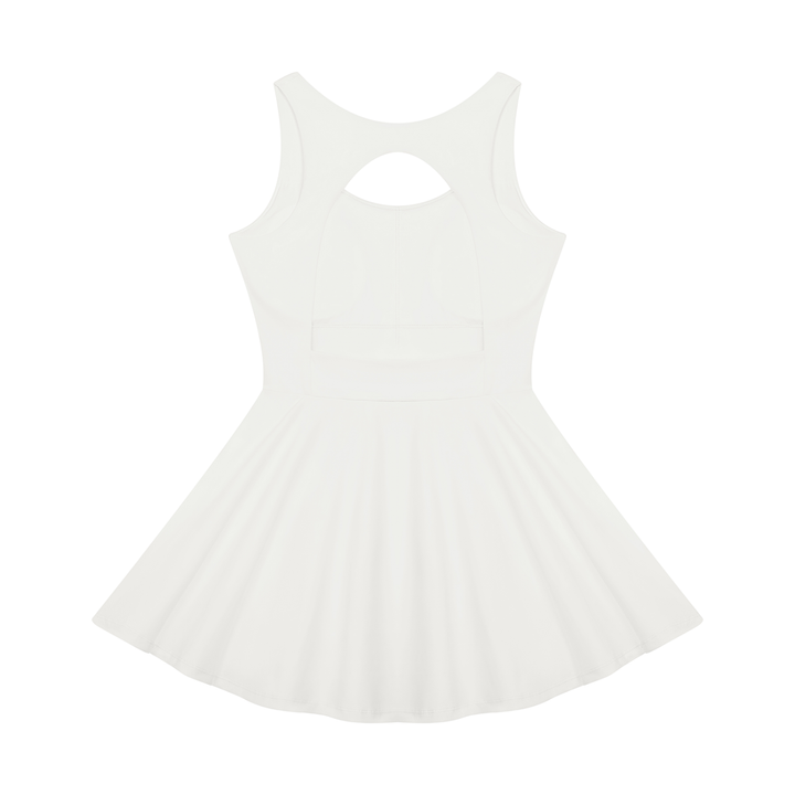Women’s gym wear Open-Back Tennis Dress