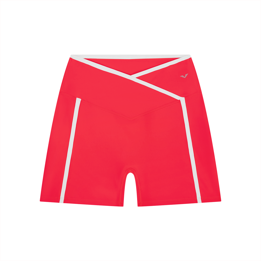 Women’s gym wear High Rise Color Block Yoga Shorts