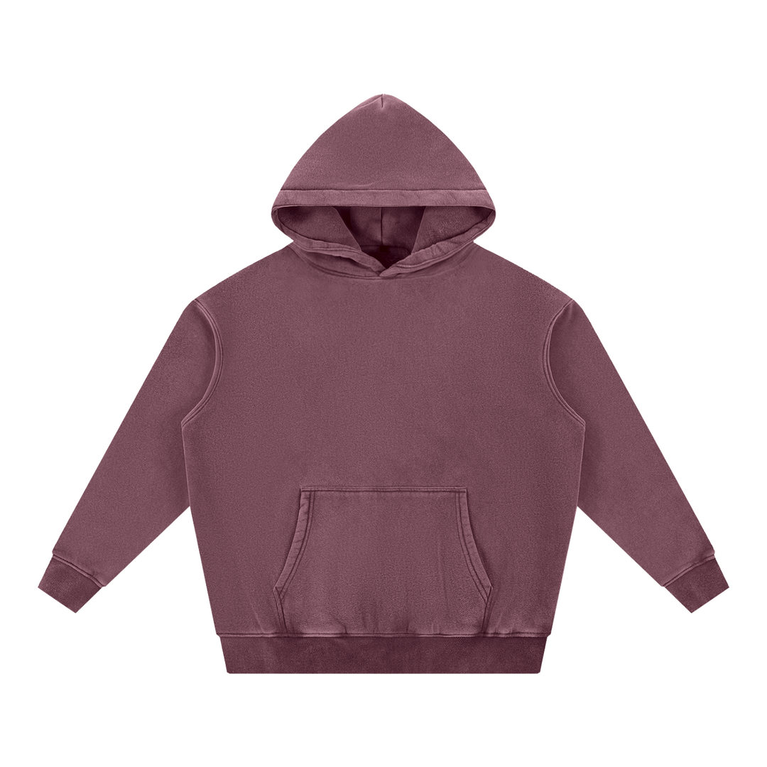 WOMEN HODDIES Snow Wash Fleece Oversize Hoodie