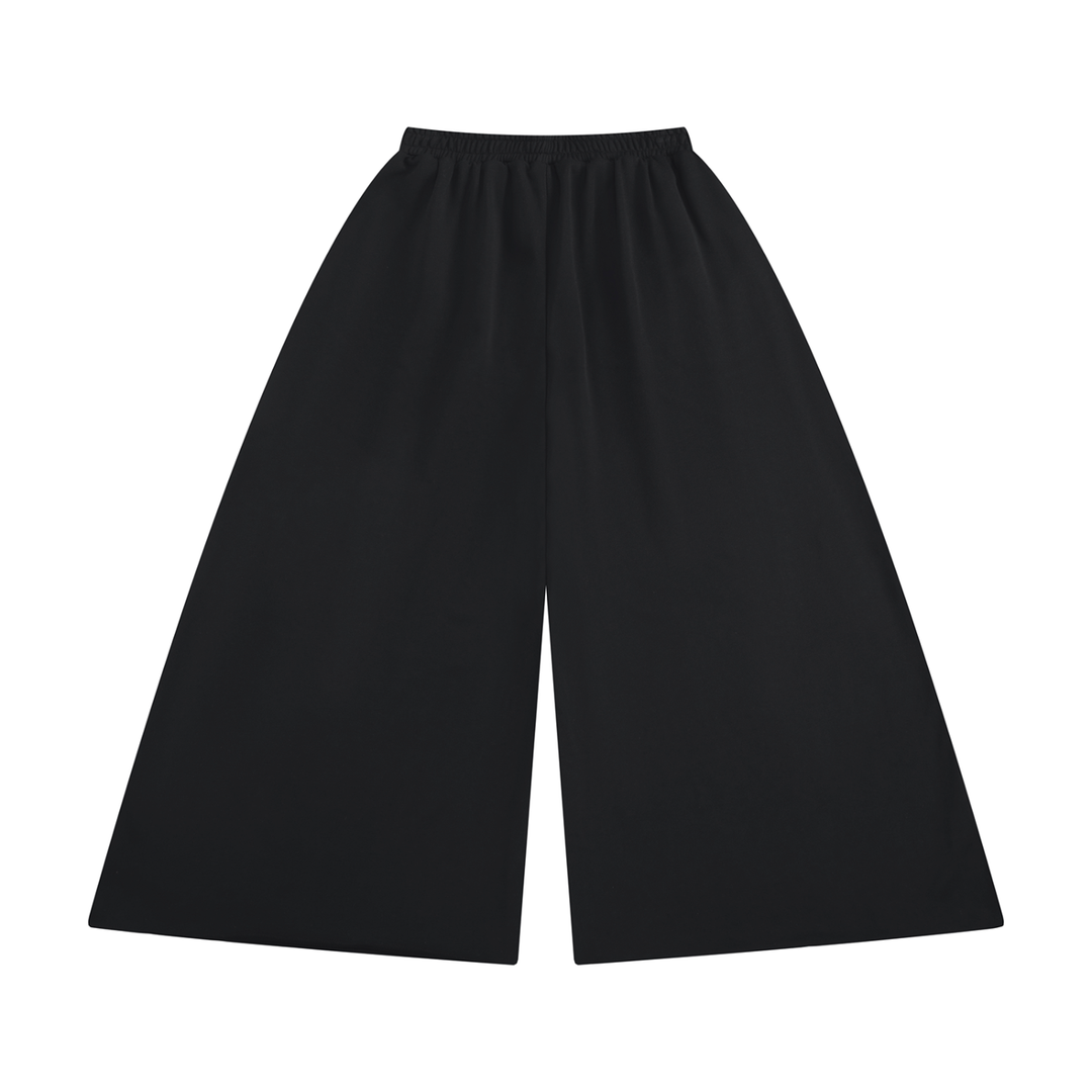 Women pent Raw Edge Wide Leg Sweatpants