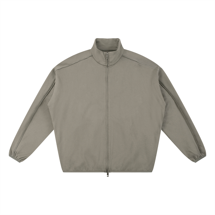 WOMEN COAT AND JACKET Essential Heavyweight Stand Collar Jacket