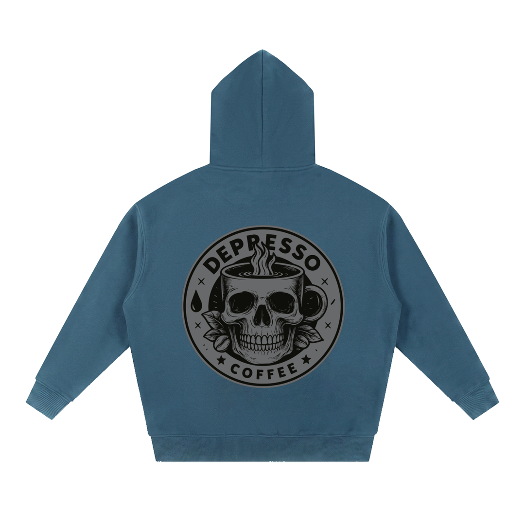 men graphic Oversized Boxy Fit Fleece Hoodie