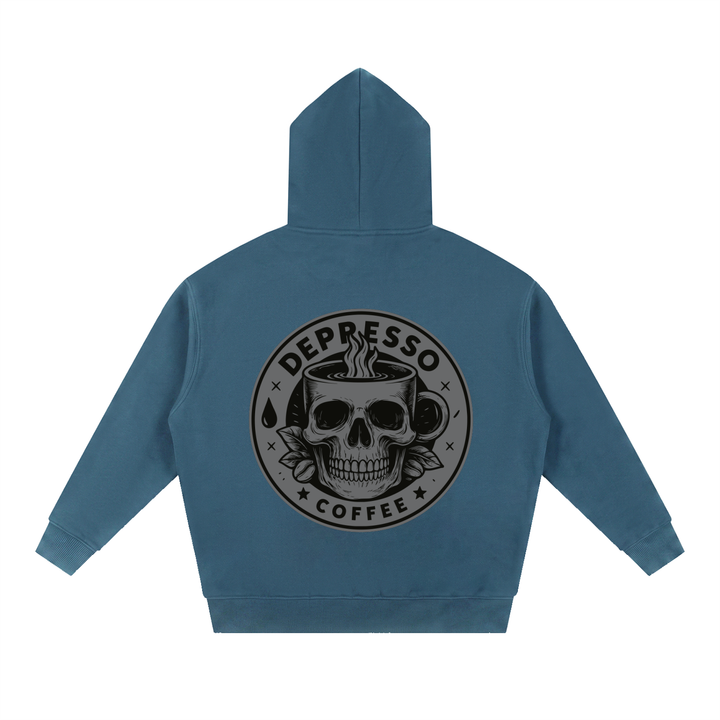 men graphic Oversized Boxy Fit Fleece Hoodie